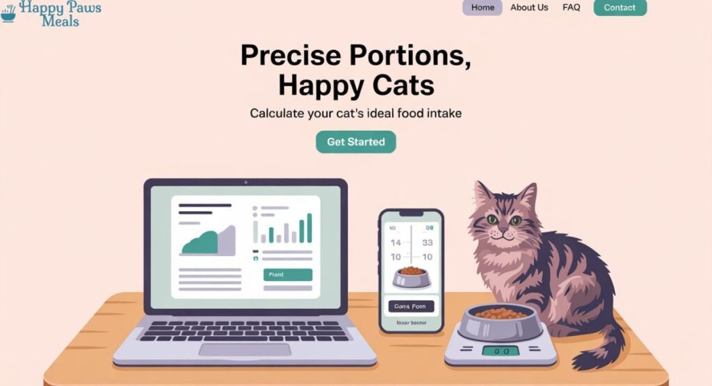 Picture of Cat Food Calculator for Every Cat: Portion Guide, Feeding Tips & Expert ...